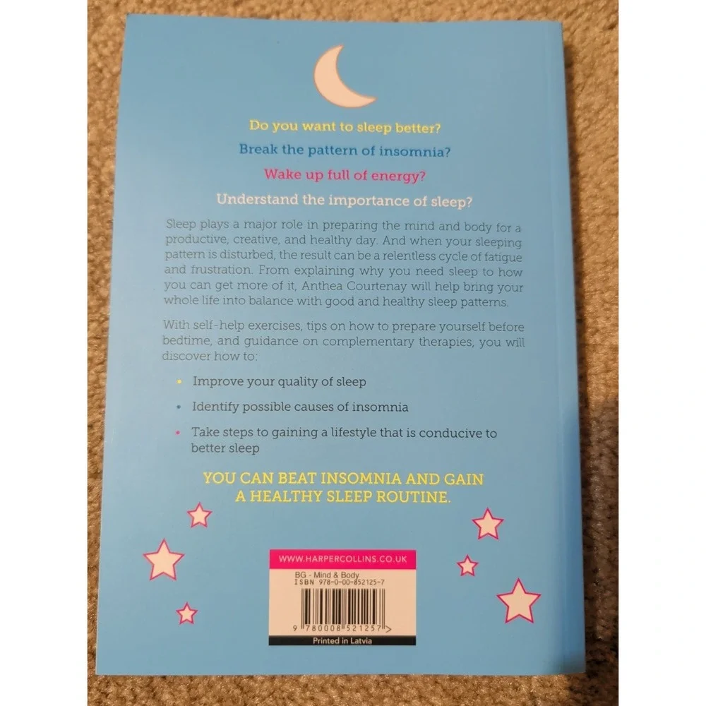 Brand New Your Pocket Sleep Guide Beat Insomnia Book by Anthea‎ Courtenay